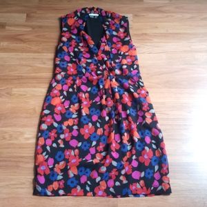 Dahlia modern, pop color floral dress